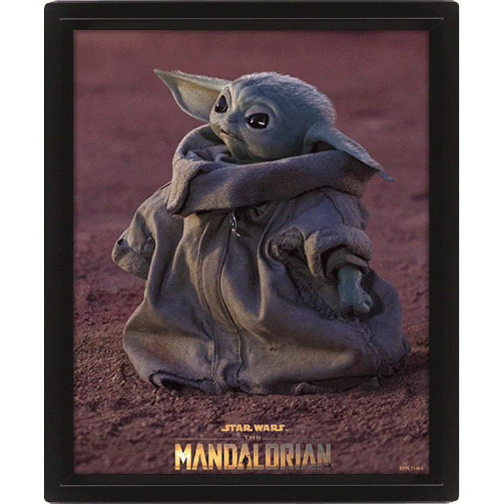 Зоряні Війни: Мандалорець (Грогу) / Star Wars: The Mandalorian (Grogu) (pat-103816) Картина (3д)