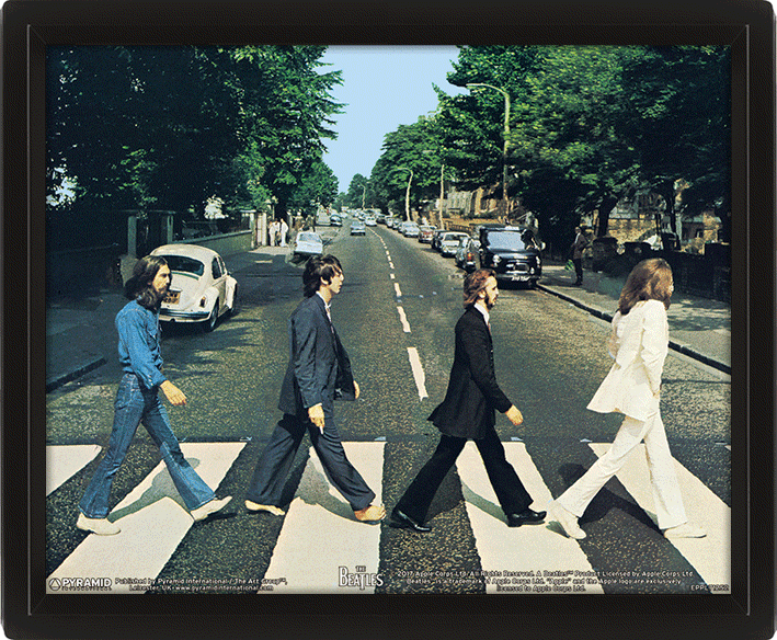 The Beatles (Abbey Road) (pat-103303) Картина (3д)