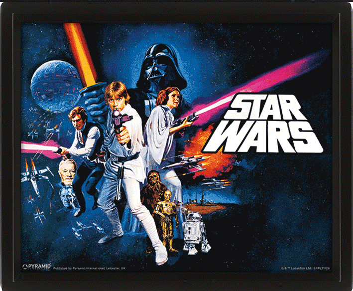 Звёздные Войны. Эпизод IV: Новая Надежда / Star Wars (A New Hope) (pat-103308) Картина (3д)