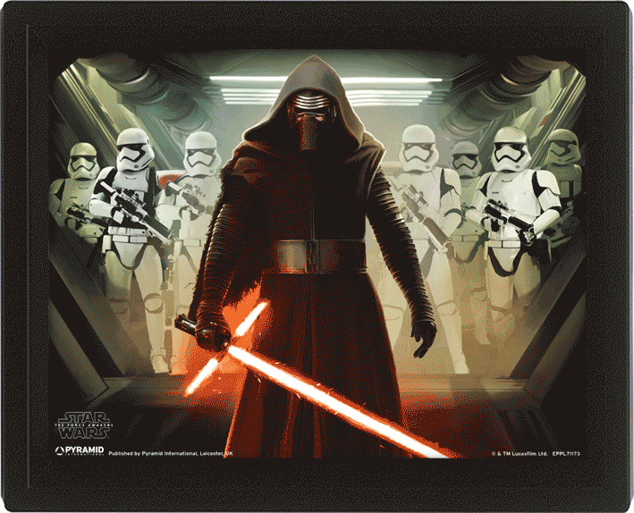 Зоряні Війни: Пробудження Сили (Кайло Рен) / Star Wars: Episode VII - The Force Awakens (Kylo Ren) (pat-103298) Картина (3д)