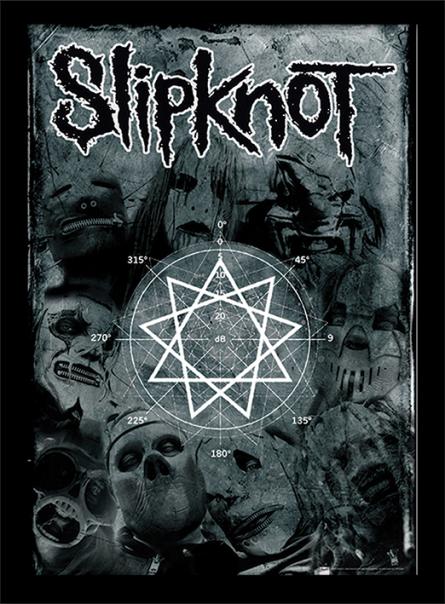 Slipknot (Pentagram) (pat-103356) Картина (в раме)