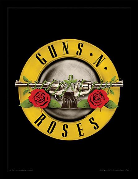 Guns N' Roses (Bullet Logo) (pat-103749) Картина (у рамі)
