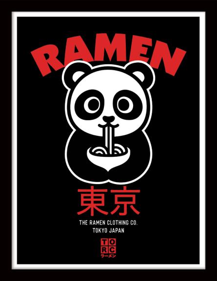 Оригінальна Компанія Рамен (Панда) / The Original Ramen Company (Panda) (pat-103326) Картина (у рамі)