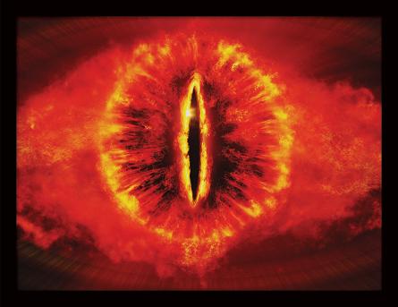 Володар Перснів (Око) / The Lord of the Rings (Eye) (pat-103280) Картина (у рамі)