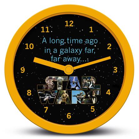 Зоряні Війни (Давним-Давно) / Star Wars (Long Time Ago) (ck-103757) Годинник (настільний)