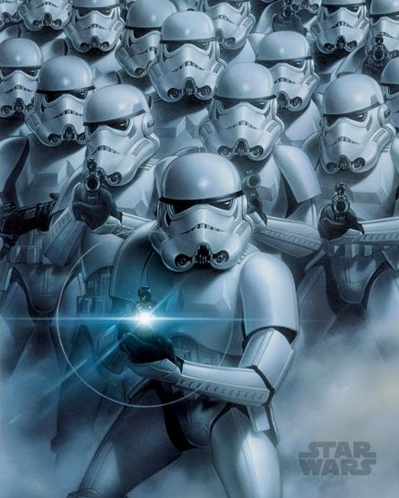 Звездные Войны (Штурмовики) / Star Wars (Stormtroopers) (ps-103271) Постер/Плакат - Мини (40x50см)