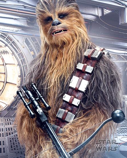 Зоряні Війни: Останні Джедаї (Чубакка) / Star Wars The Last Jedi (Chewbacca Bowcaster) (ps-103320) Постер/Плакат - Міні (40x50см)