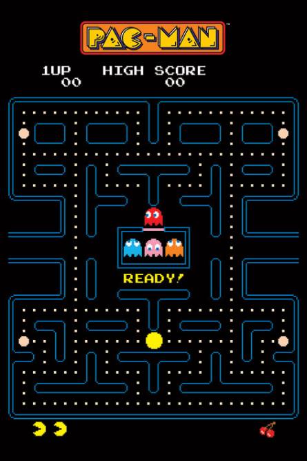 Pac-Man (Maze) (ps-103266) Постер/Плакат - Стандартный (61x91.5см)