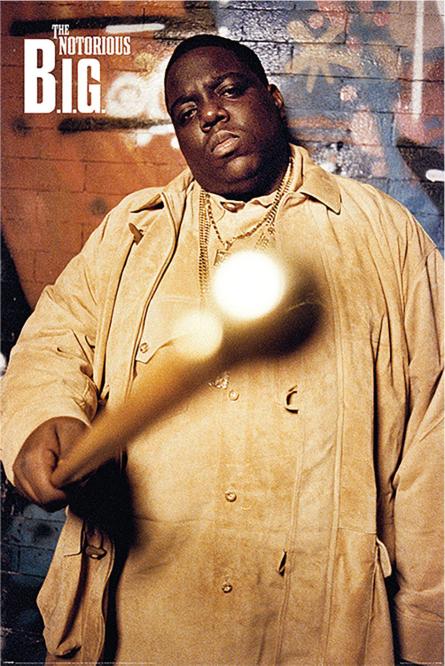 The Notorious B.I.G. (Cane) (ps-104675) Постер/Плакат - Стандартний (61x91.5см)