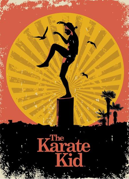 Парень-Каратист (Закат) / The Karate Kid (Sunset) (ps-103311) Постер/Плакат - Стандартный (61x91.5см)