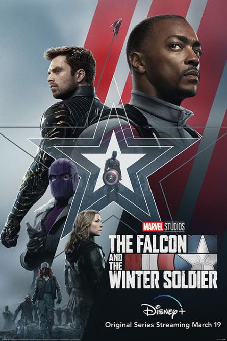 Сокіл Та Зимовий Солдат (Зірки І Смужки) / The Falcon and the Winter Soldier (Stars and Stripes) (ps-103256) Постер/Плакат - Стандартний (61x91.5см)
