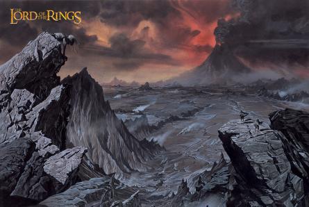 Властелин Колец (Роковая Гора) / The Lord of the Rings (Mount Doom) (ps-103242) Постер/Плакат - Стандартный (61x91.5см)