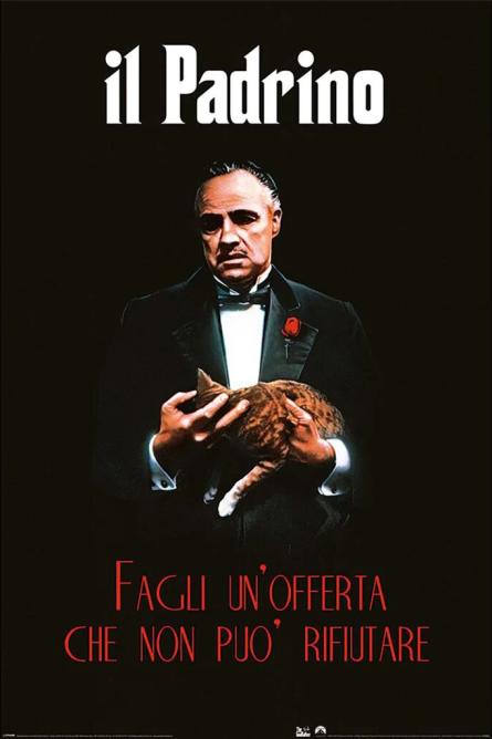 Крестный Отец / The Godfather (Un Offerta) (ps-103781) Постер/Плакат - Стандартный (61x91.5см)