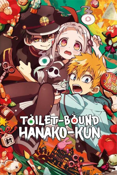 Туалетный Мальчик Ханако (Хаос) / Toilet Bound Hanako-Kun (Chaos) (ps-103804) Постер/Плакат - Стандартный (61x91.5см)