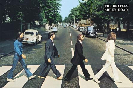 The Beatles (Abbey Road) (ps-104209) Постер/Плакат - Стандартный (61x91.5см)