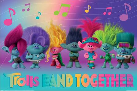Trolls: Band Together (Perfect Harmony) (ps-104705) Постер/Плакат - Стандартный (61x91.5см)