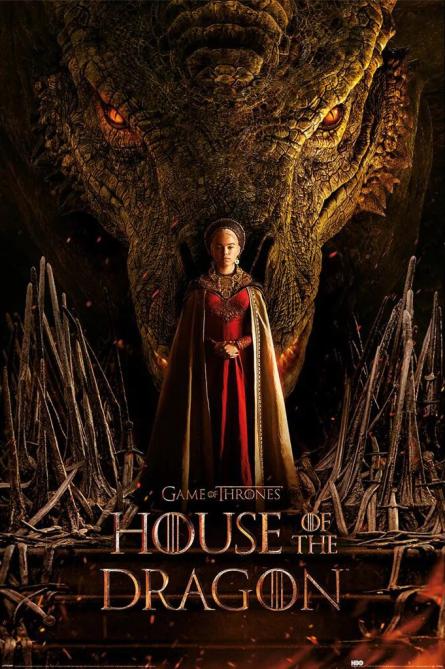 Дім Дракона (Трон Дракона) / House of the Dragon (Dragon Throne) (ps-103808) Постер/Плакат - Стандартний (61x91.5см)