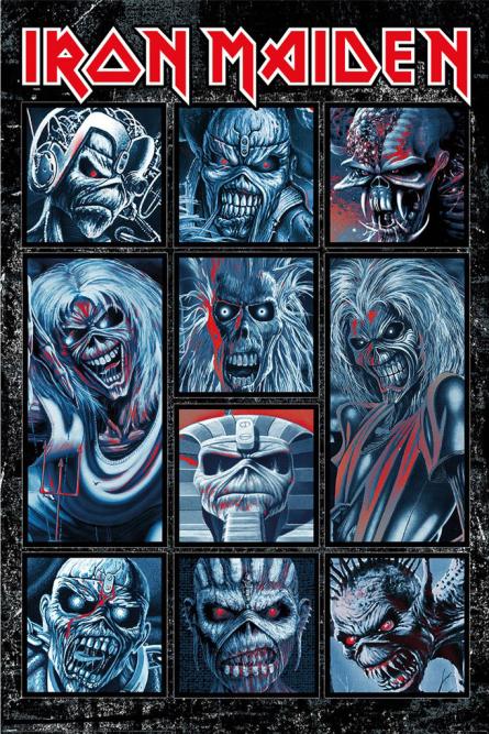 Iron Maiden (Ten Eddies) (ps-104205) Постер/Плакат - Стандартний (61x91.5см)