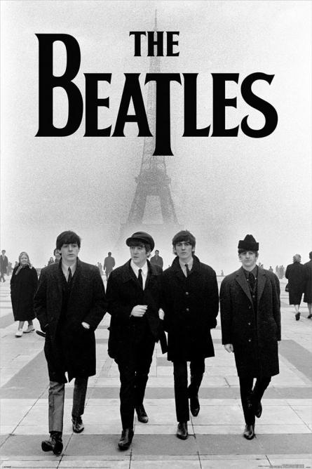 The Beatles (Eiffel Tower) (ps-104206) Постер/Плакат - Стандартный (61x91.5см)
