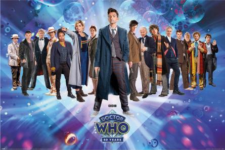 Doctor Who (60th Anniversary) (ps-104690) Постер/Плакат - Стандартний (61x91.5см)