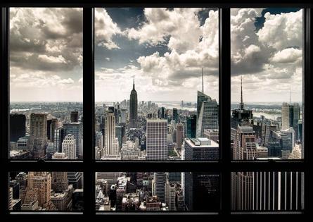 Окно В Нью-Йорк / New York Window (pat-103275) Картина (холст)
