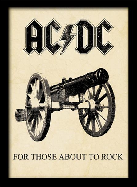 AC/DC (For Those About to Rock) (pat-002802) Картина (у рамі)