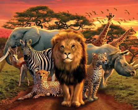 Африканское Королевство / African Kingdom (ps-00171) Постер/Плакат - Мини (40x50см)