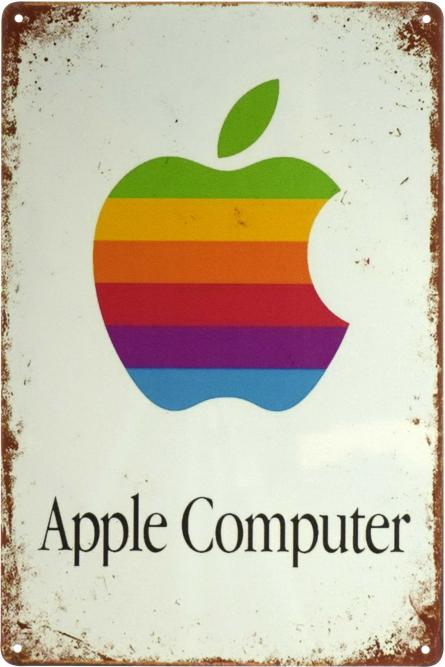 Apple Computer (ms-003121) Металева табличка - 20x30см