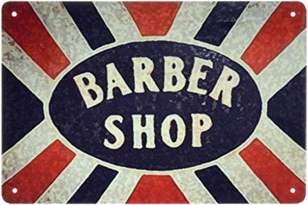 Барбершоп (Ретро) / Barber Shop (ms-001645) Металева табличка - 20x30см