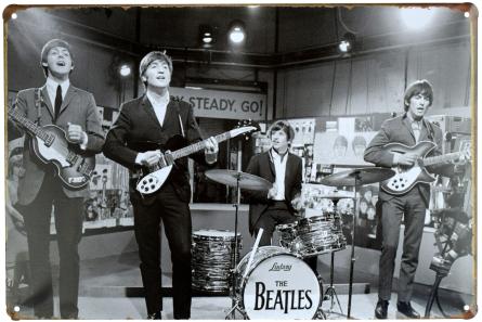 The Beatles (Концерт) (ms-00388) Металева табличка - 20x30см