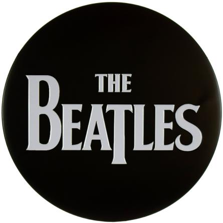 The Beatles (Logo) (ms-001352) Металлическая табличка - 30см (круглая)