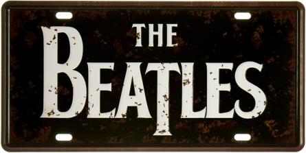 The Beatles (Logo) (ms-002944) Металлическая табличка - 15x30см