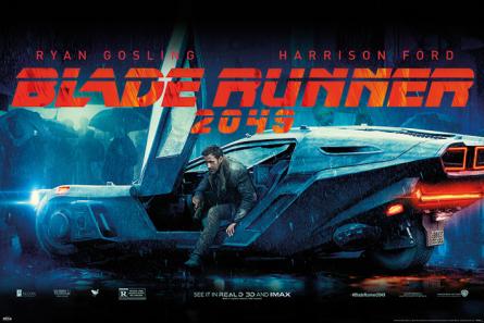 Бегущий По Лезвию 2049 (Летающий Автомобиль) / Blade Runner 2049 (Flying Car) (ps-00224) Постер/Плакат - Стандартный (61x91.5см)