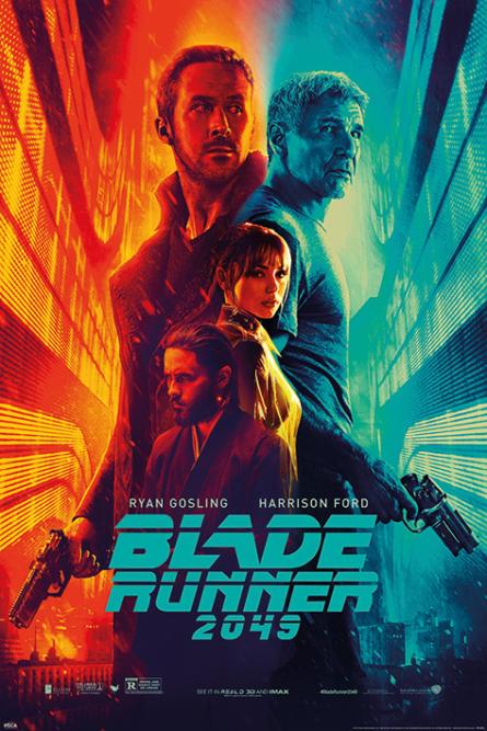 Бегущий По Лезвию 2049 (Огонь И Лед) / Blade Runner 2049 (Fire & Ice) (ps-00223) Постер/Плакат - Стандартный (61x91.5см)