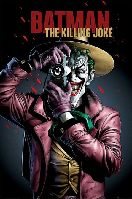 Бетмен / Batman (The Killing Joke Cover) (ps-0035) Постер/Плакат - Стандартний (61x91.5см)