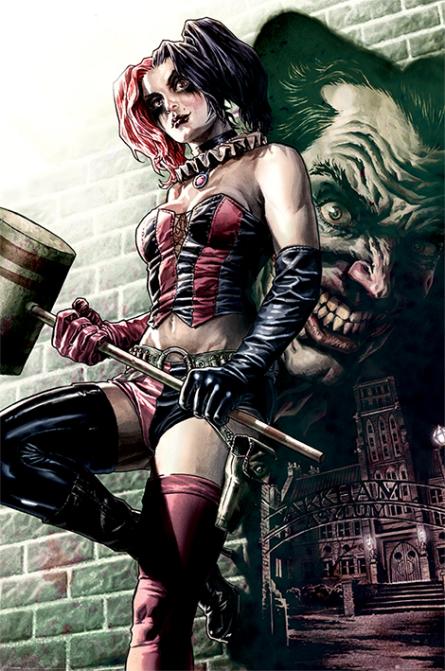 Бэтмен (Харли Квинн Поза) / Batman (Harley Quinn Pose) (ps-00264) Постер/Плакат - Стандартный (61x91.5см)
