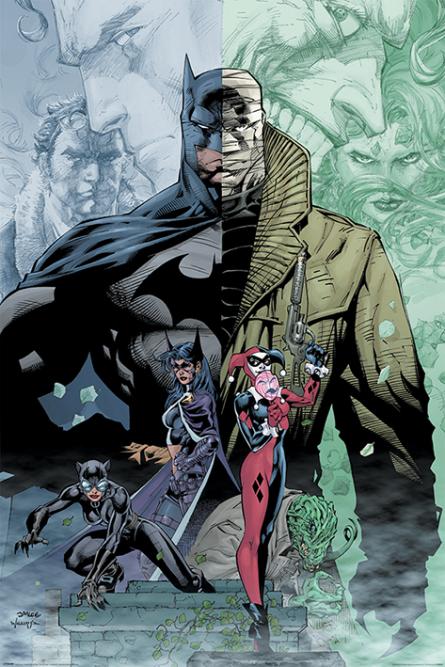 Бэтмен (Тихо) / Batman (Hush) (ps-001739) Постер/Плакат - Стандартный (61x91.5см)