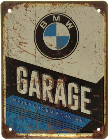 BMW Garage (ms-001521) Металева табличка - 18x22см