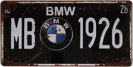 BMW (MB 1926) (ms-001171) Металлическая табличка - 15x30см