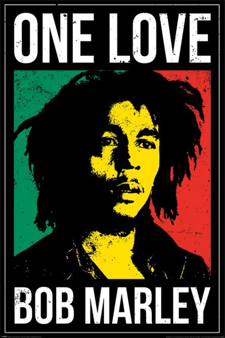 Боб Марлі (Одна Любов) / Bob Marley (One Love) (ps-002592) Постер/Плакат - Стандартний (61x91.5см)