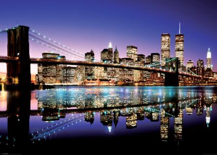 Бруклінський Міст / Brooklyn Bridge (Colour) (ps-001488) Постер/Плакат - Мега (100x140см)