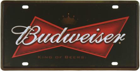 Budweiser (Король Пива) (ms-001151) Металлическая табличка - 15x30см