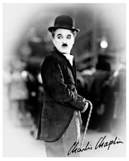 Чарлі Чаплін / Charlie Chaplin (Cane) (ps-0099) Постер/Плакат - Міні (40x50см)