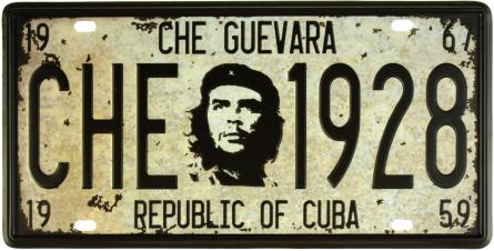 Че Гевара / Che Guevara (CHE 1928) (ms-001156) Металлическая табличка - 15x30см