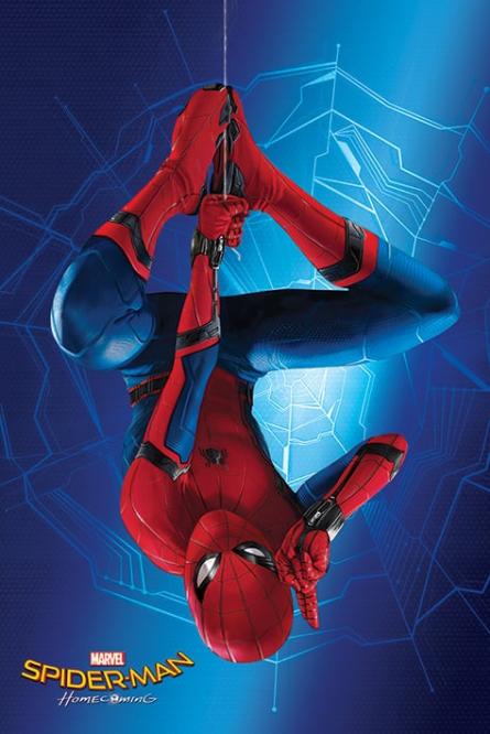 Людина-Павук / Spider-Man Homecoming (Hang) (ps-0043) Постер/Плакат - Стандартний (61x91.5см)