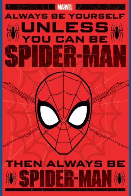Людина-Павук (Завжди Будь Самим Собою) / Spider-Man (Always Be Yourself) (ps-00240) Постер/Плакат - Стандартний (61x91.5см)