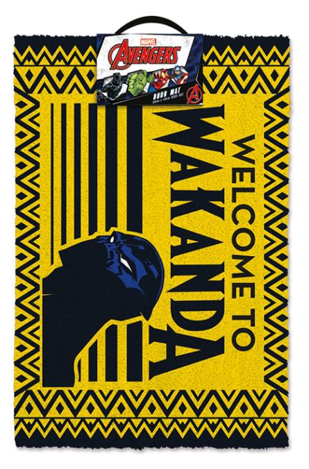 Чорна Пантера (Ласкаво Просимо В Ваканду) / Black Panther (Welcome to Wakanda) (dm-002786) Придверний Килимок