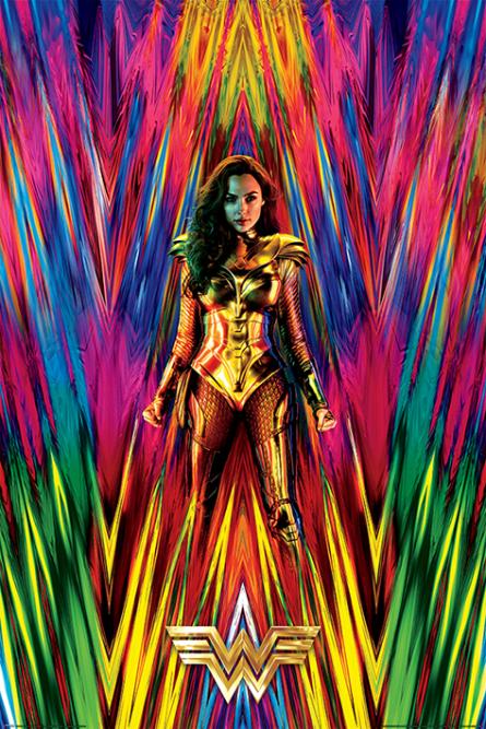 Чудо-Женщина 1984 (Неоновая Статика) / Wonder Woman 1984 (Neon Static) (ps-001735) Постер/Плакат - Стандартный (61x91.5см)