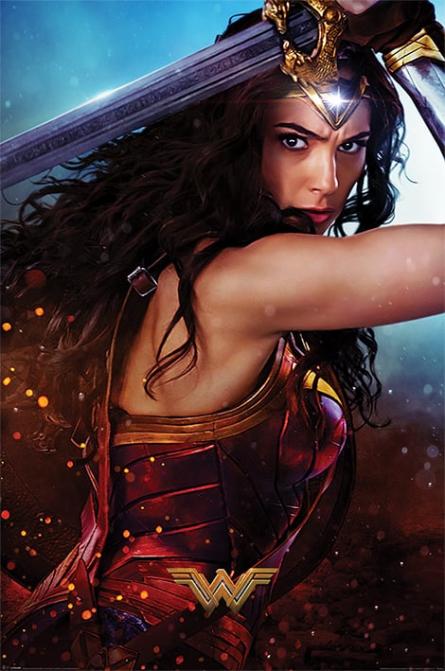 Диво-Жінка / Wonder Woman (Wonder) (ps-0038) Постер/Плакат - Стандартний (61x91.5см)