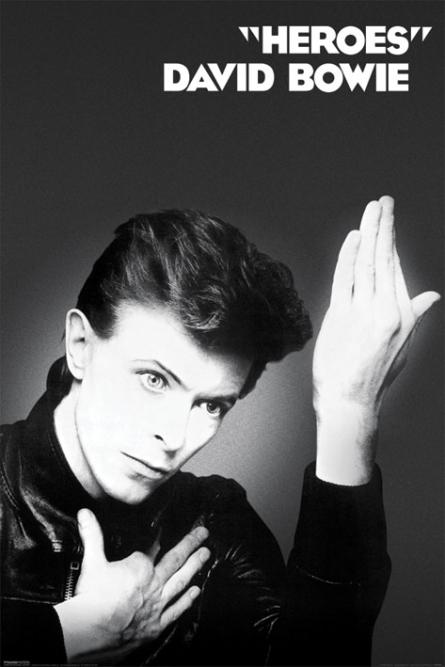 Девід Бові / David Bowie (Heroes)  (ps-00279) Постер/Плакат - Стандартний (61x91.5см)